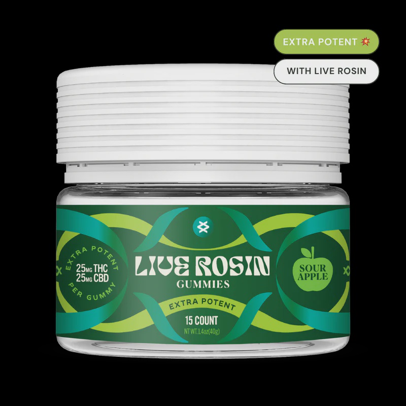 D9 & CBD Live Rosin Gummies / Hybrid 3 ct